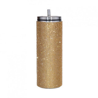 Rhinestone 20oz Tumbler With Screw on Lid and Straw