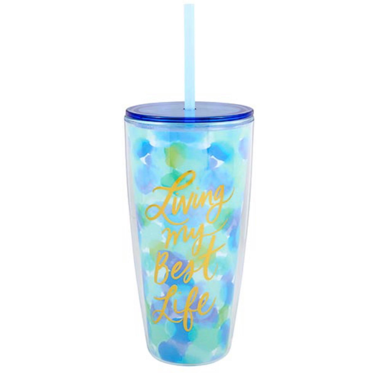 Living My Best Life Double-Wall Grayson Tumbler -