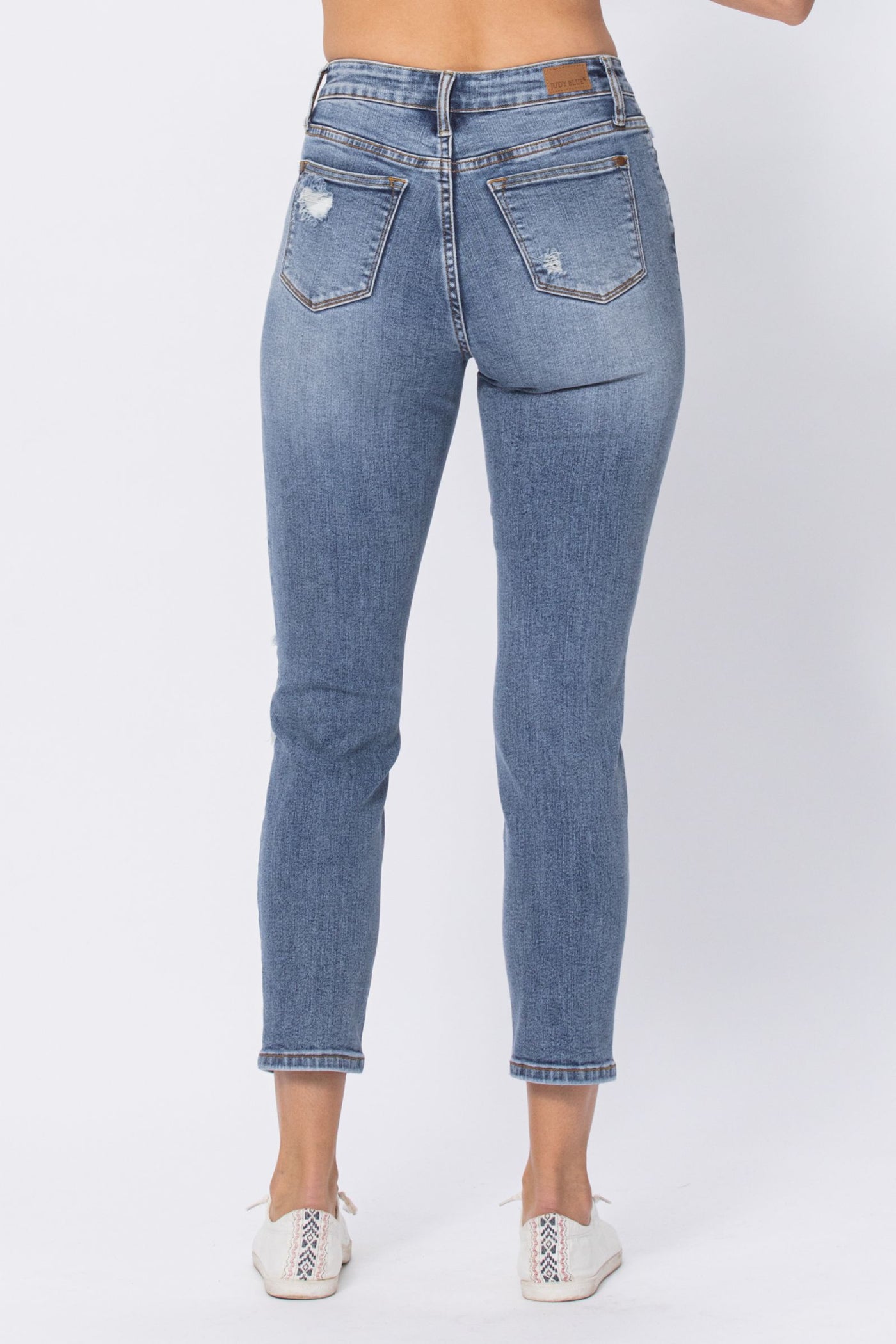 Judy Blue HIGH RISE DESTROYED SLIM FIT