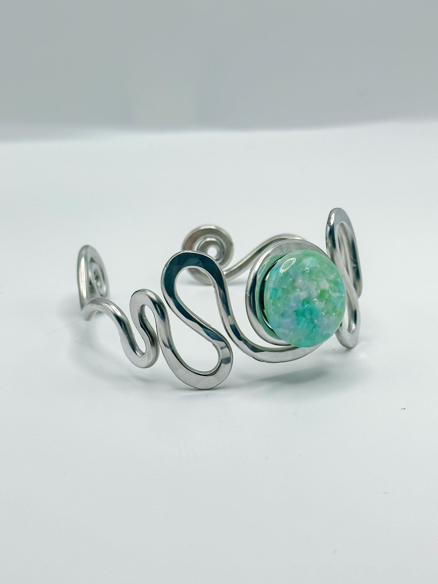 Squiggle Stone Cuff