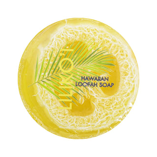 Liliko'i Sea Salt & Kukui Exfoliating Loofah Soap