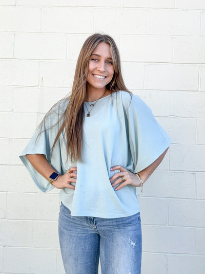 Kimono Sleeve Knit Top