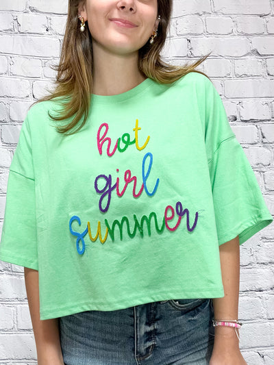 Hot Girl Summer Cropped Tee