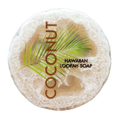 Coconut Sea Salt & Kukui Exfoliating Loofah Soap 4.75oz