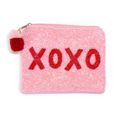 Valentines Seed Bead Pouch