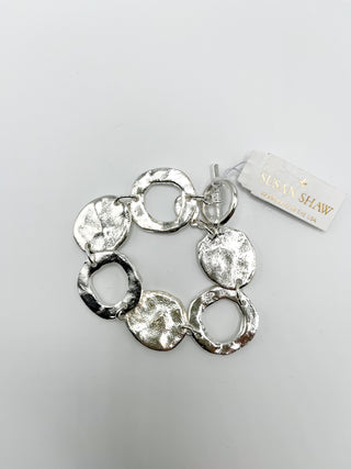 Linked Circle Toggle Bracelet