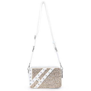 Meme Gold Glitter Crossbody