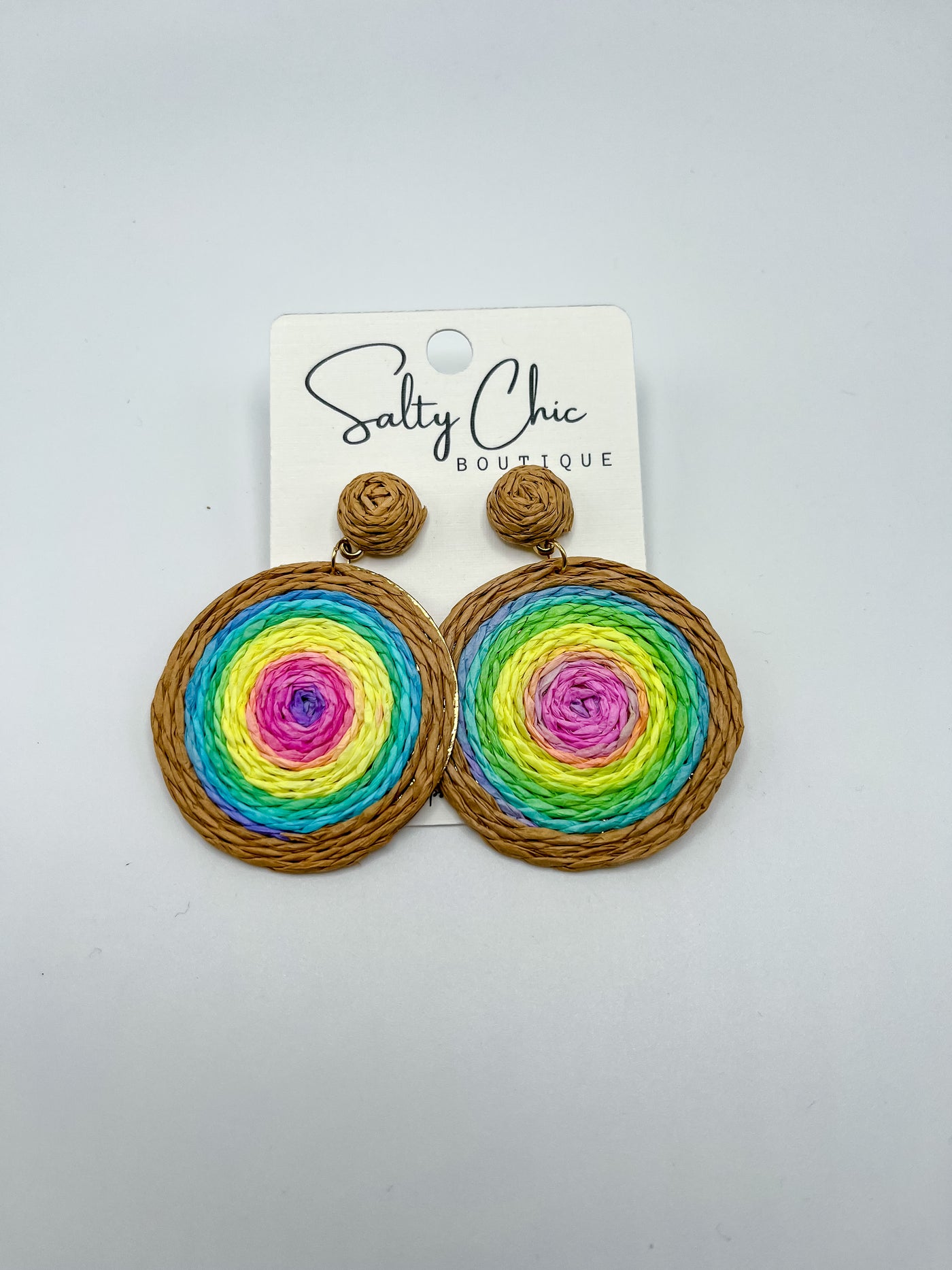 Easter Basket Woven Earring