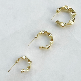 Wrinkled Hoops - Sheila Fajl