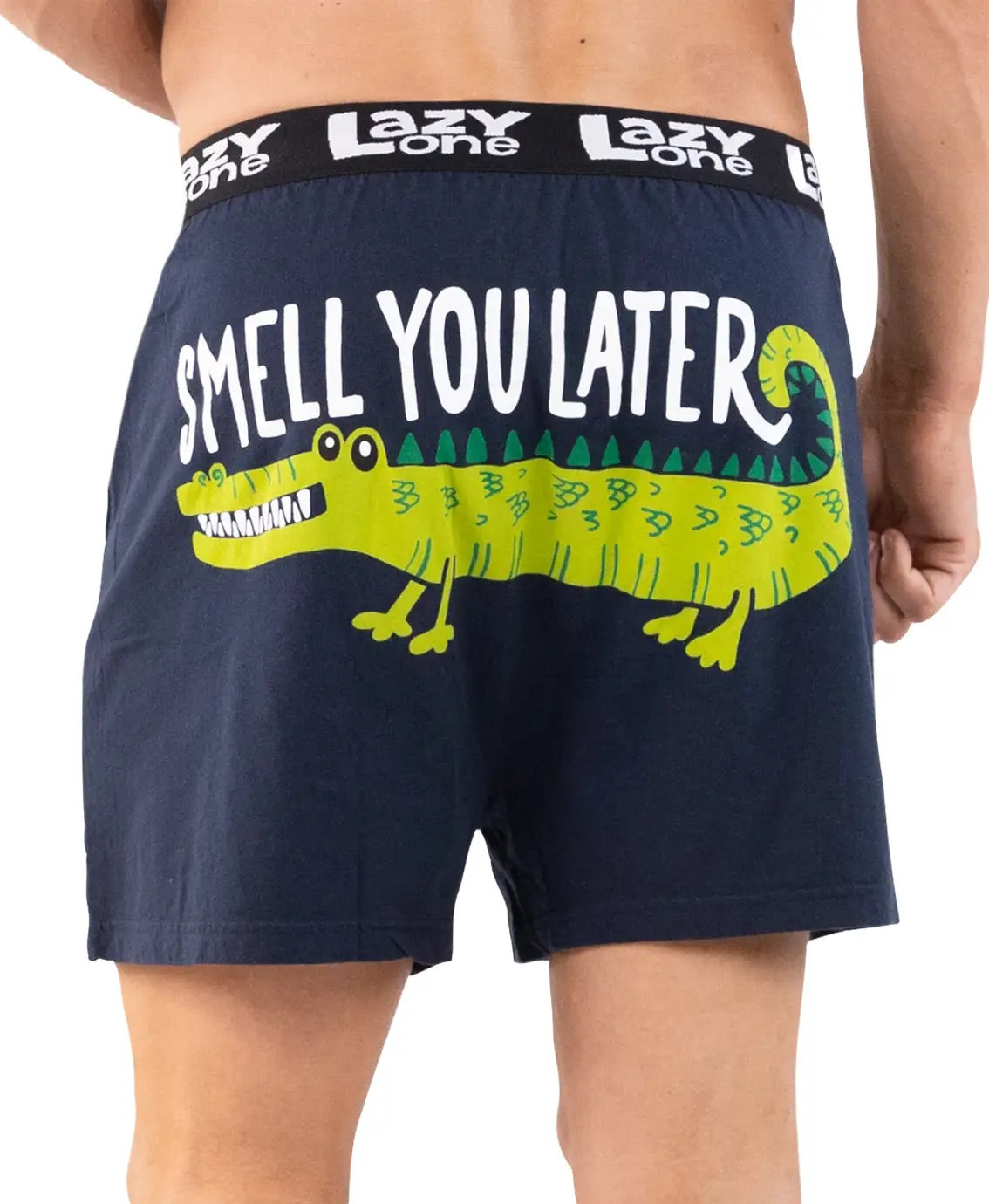 Smell You Later Men's Alligator Funny Boxer