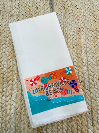Shoreline Wrightsville Beach Tea Towel