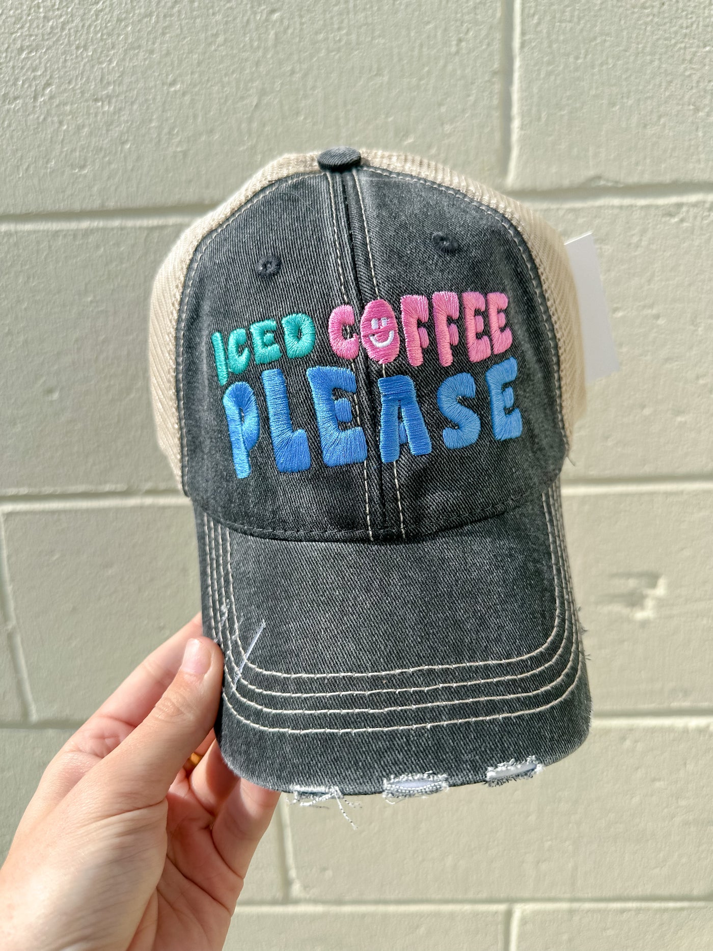 Iced Coffee Please Trucker Hats
