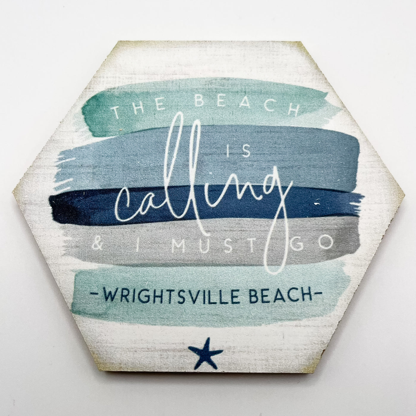 "Beach Is Calling" Coaster Magnet