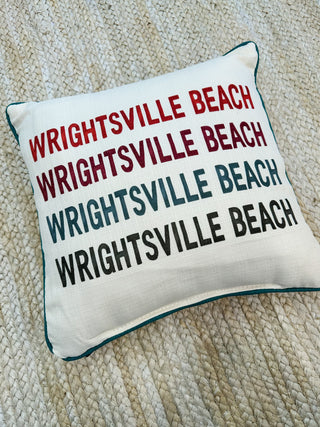 "Wrightsville Beach" Pillow