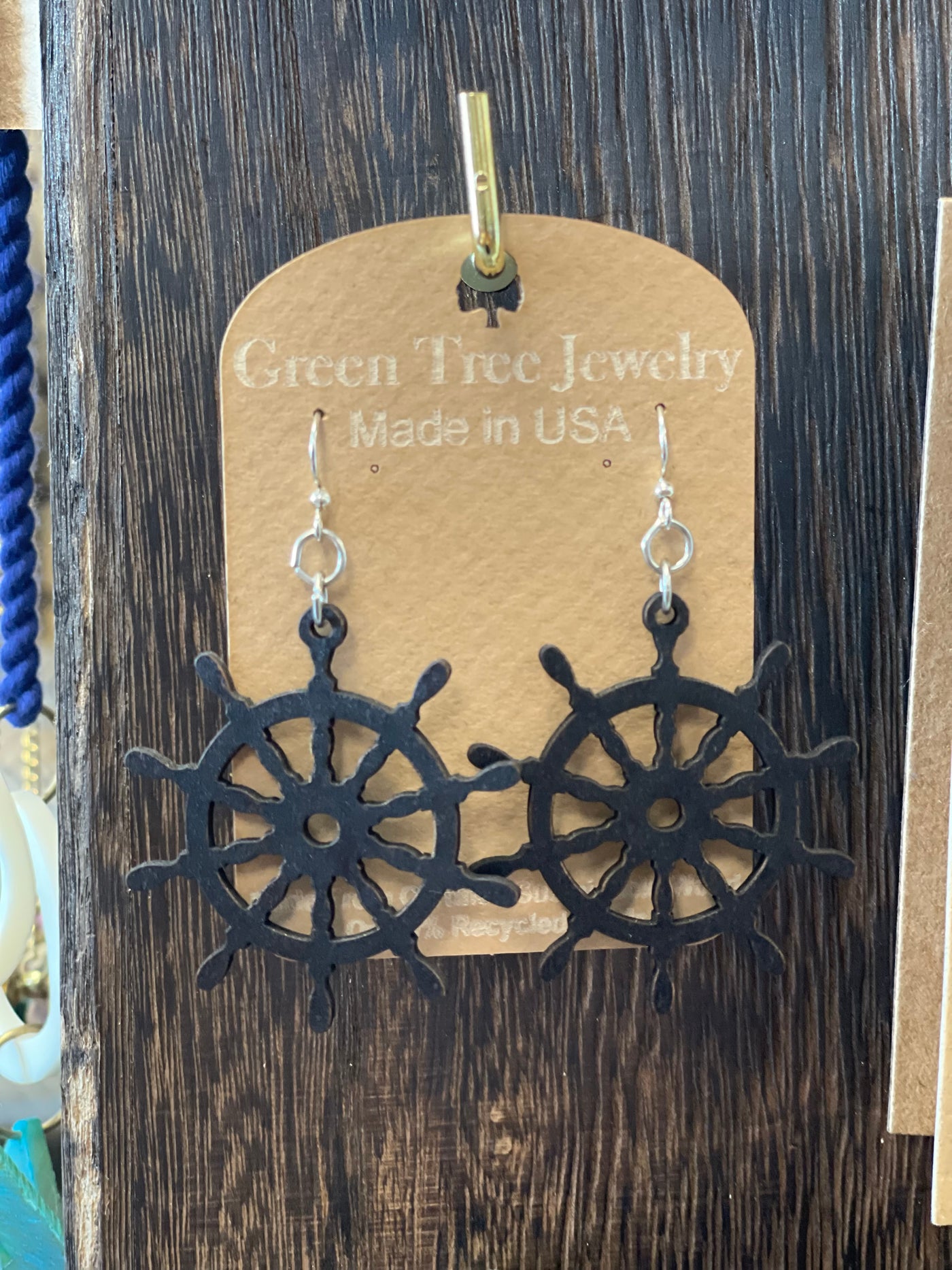 Ship Wheel Earrings