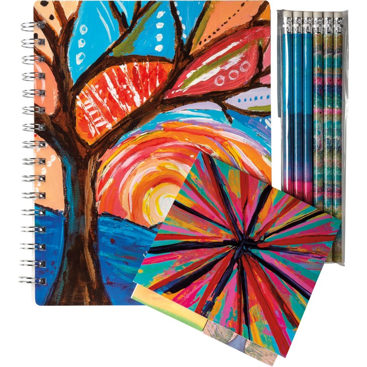 Stationery Set - Rainbow