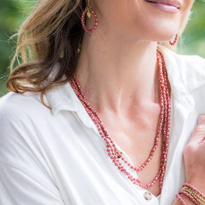 Sachi Mulberry Mix Necklace
