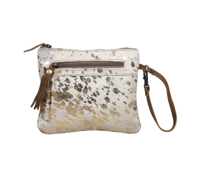 Spotted Leather Pouch - Myra Bag