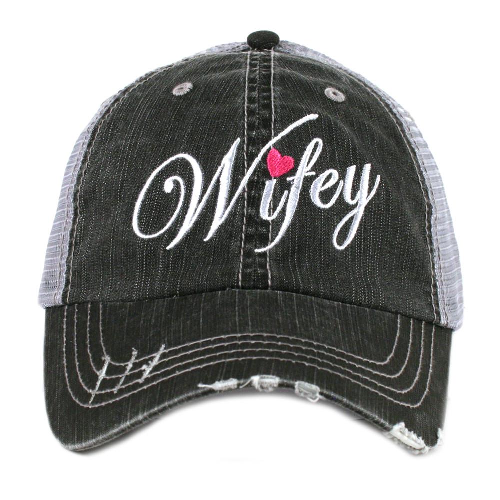 Katydid Wifey Trucker Hats
